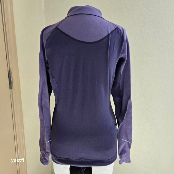 ARC'TERYX purple quarter-zip base layer top M - Picture 2 of 10